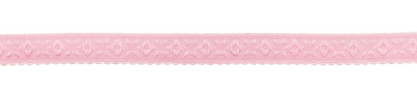 Elastisches Schrägband JACQUARD 12mm rosa